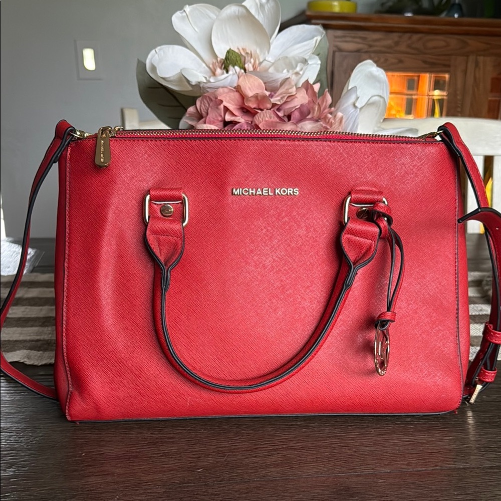 Michael Kors Red Women's Bag - Replica